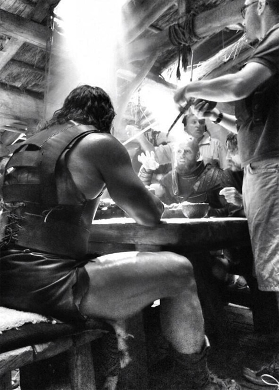 Nueva imagen del rodaje de Hercules con The Rock