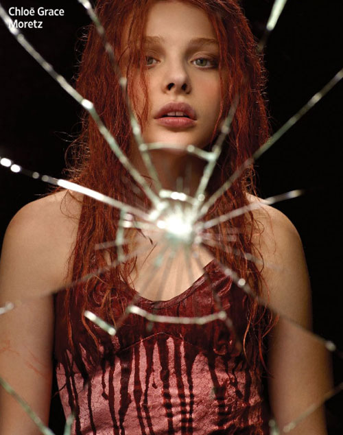 Chloe Moretz en otra imagen promocional  de Carrie