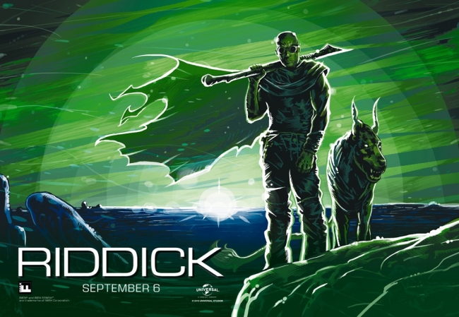 Nuevo póster ilustrado para Riddick