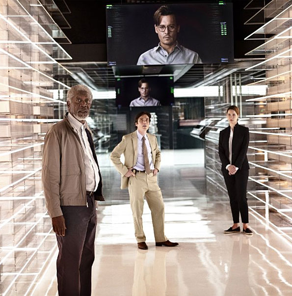 Nueva imagen de Transcendence con sus protagonistas