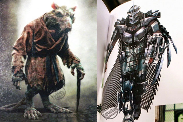 Nueva imagen de Shredder y Splinter en Ninja Turtles