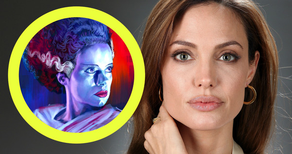 ¿Agelina Jolie como la novia de Frankenstein?