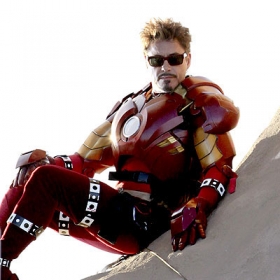 Imagen de Robert Downey Jr. en el rodaje de <font color=