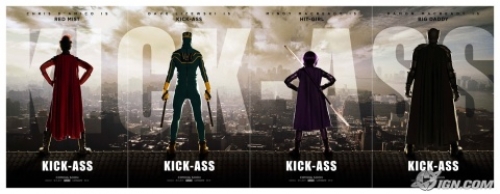 4 nuevos carteles de Kick-Ass