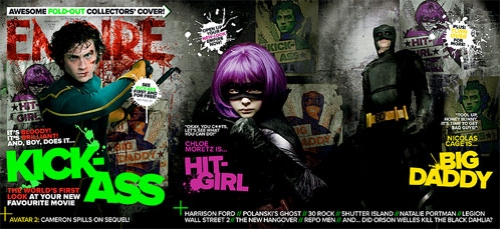 Kick-Ass como portada de la revista Empire