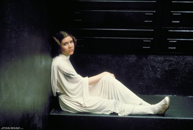 La princesa Leia se enfada con George Lucas...