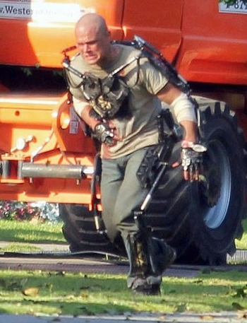Matt Damon al cero en el rodaje de Elysium