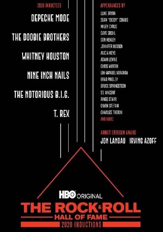 Póster de The Rock and Roll Hall of Fame 2020 Inductions