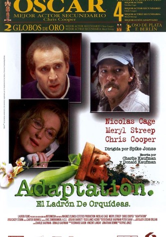 Póster de Adaptation: El ladrón de orquídeas