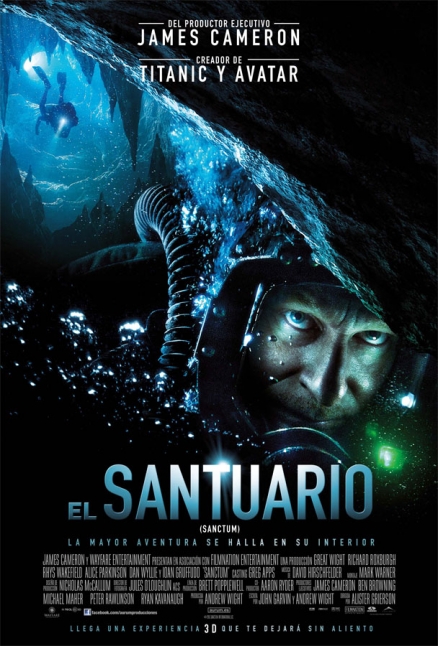 Primer poster en español de El Santuario