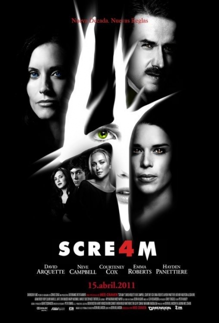 Nuevo poster en español de Scream 4