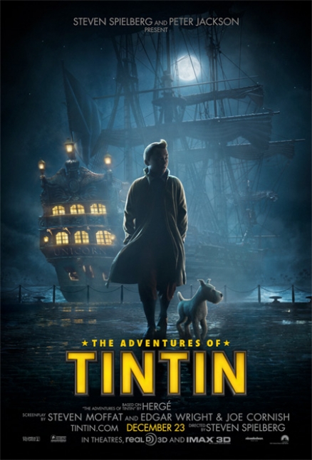 Primeros posters oficiales de Las Aventuras de Tintín