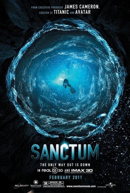 Poster de Sanctum, nuevo producto Cameron