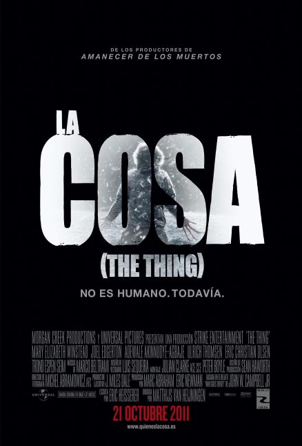 EXCLUSIVA: Póster en español de La Cosa