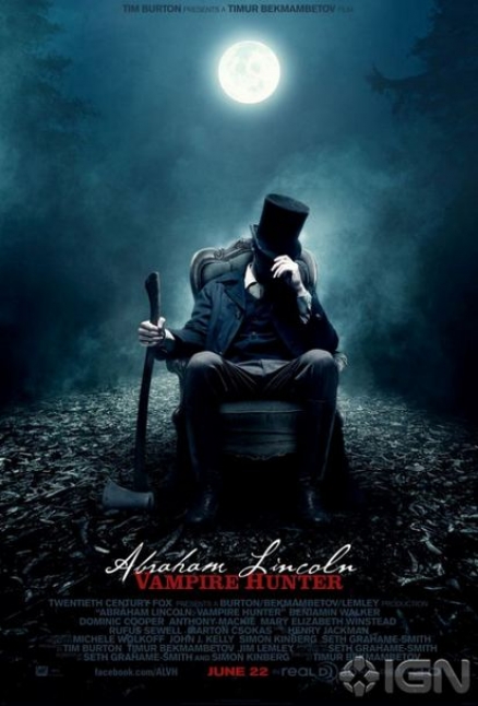 Primeros posters de la adaptación de Abraham Lincoln: Vampire Hunter