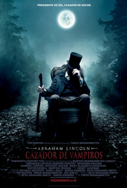 Póster en español para Abraham Lincoln: Cazador de Vampiros