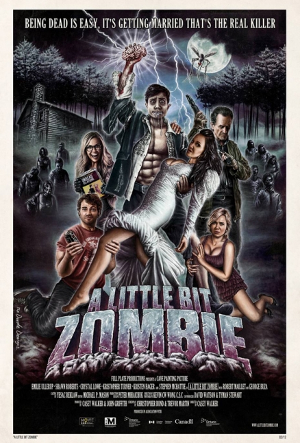 Poster retro de A Little Bit Zombie