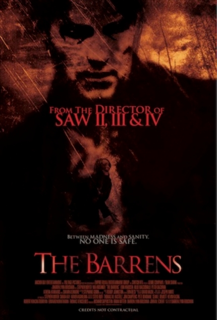 Primer cartel de The Barrens, de Lynn Bousman