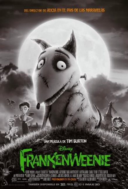 Póster final para España de Frankenweenie