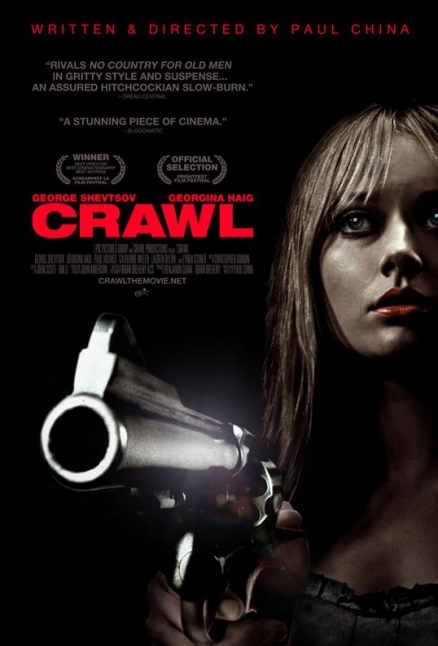 Poster y un par de imágenes de Crawl