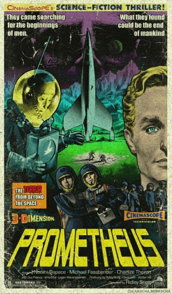 Prometheus: Póster de los años 50