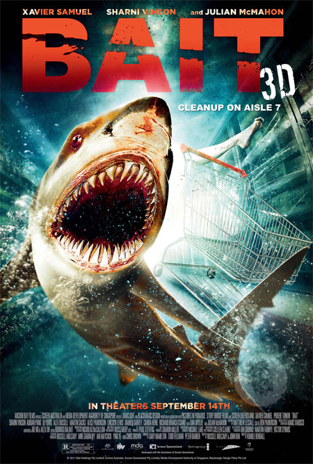 Póster de Bait 3D: ¡Los tiburones se van de compras!