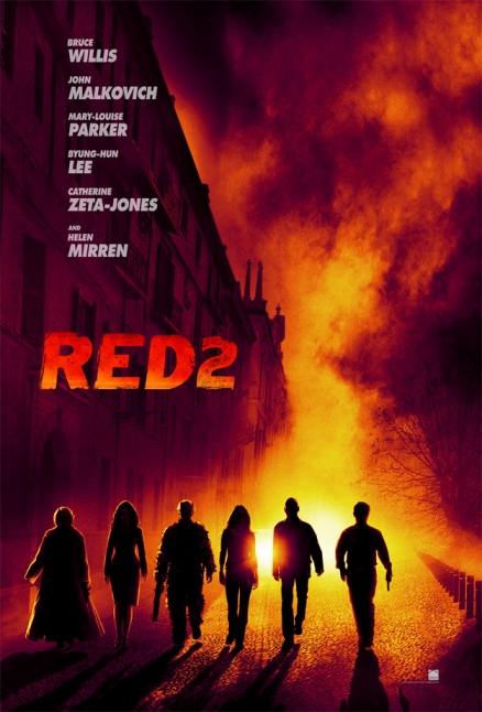 Teaser poster de Red 2 en Cannes