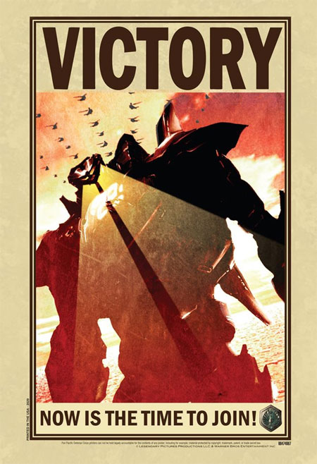 Póster de la campaña viral de Pacific Rim
