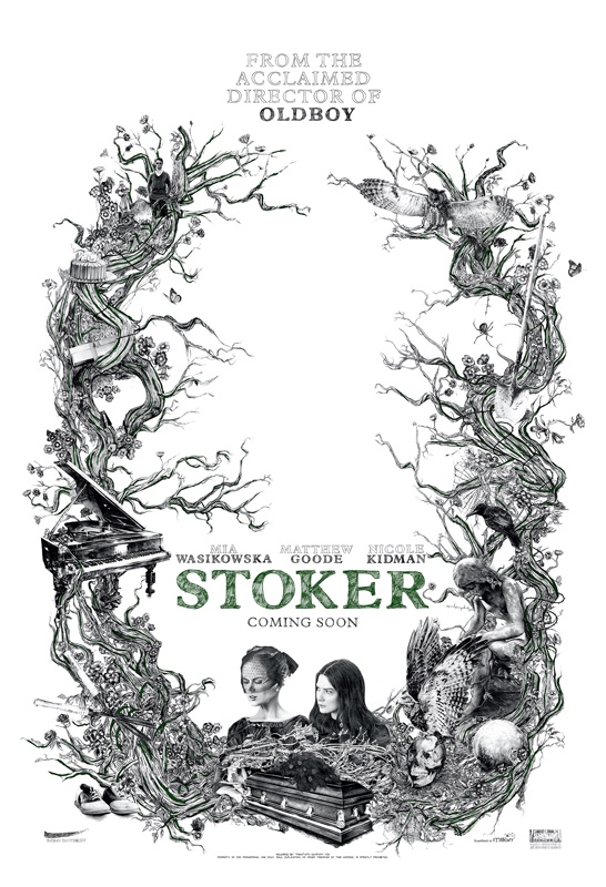 Primer póster de Stoker, de Chan-wook Park