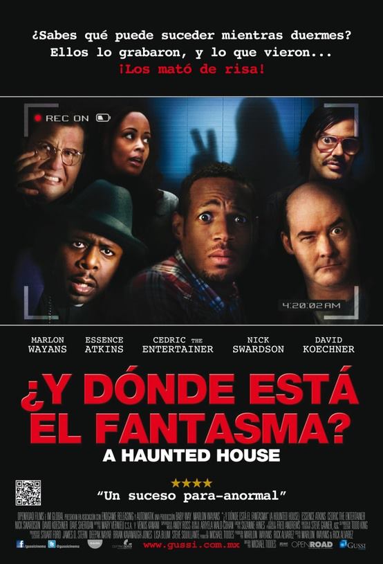 Póster mexicano de A Haunted House 