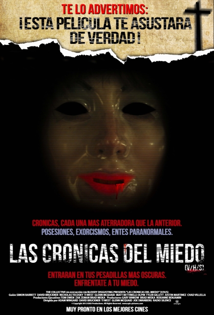 Póster argentino de V/H/S (Las Crónicas del Miedo)