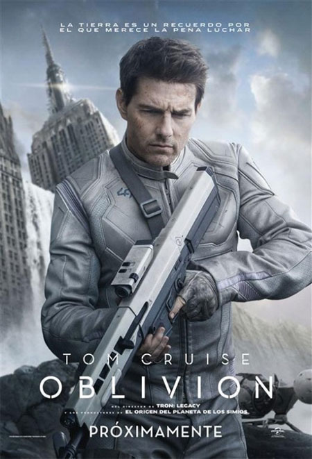 Tom Cruise en un nuevo póster de Oblivion 