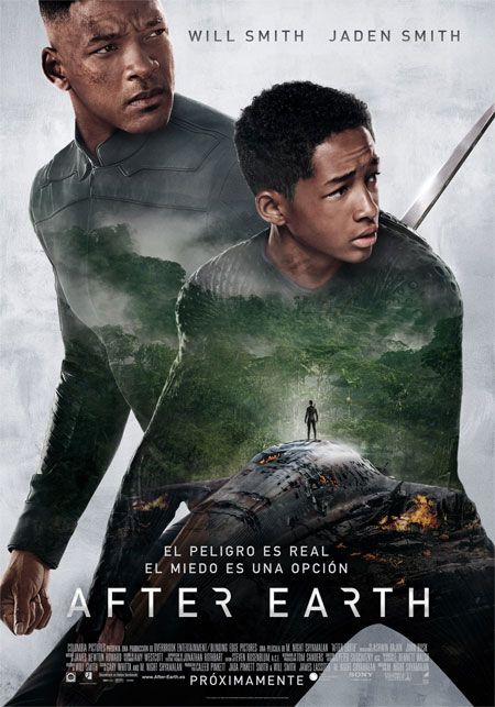 Póster final en español de After Earth