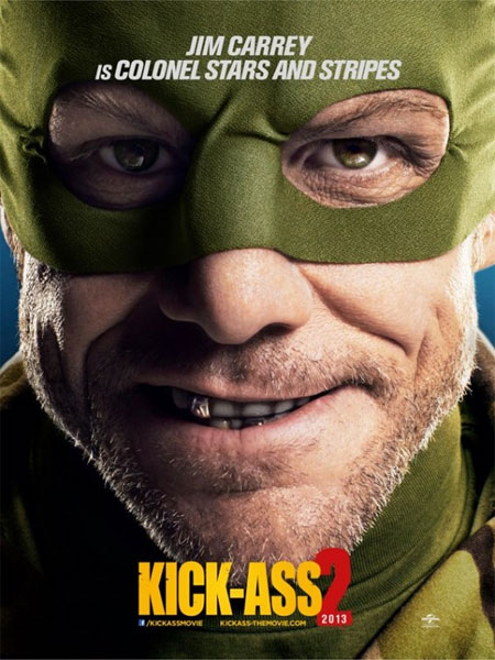 Jim Carrey en un nuevo póster de Kick-Ass 2