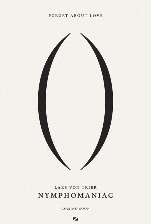 Teaser póster de Nymphomaniac, de Lars Von Trier