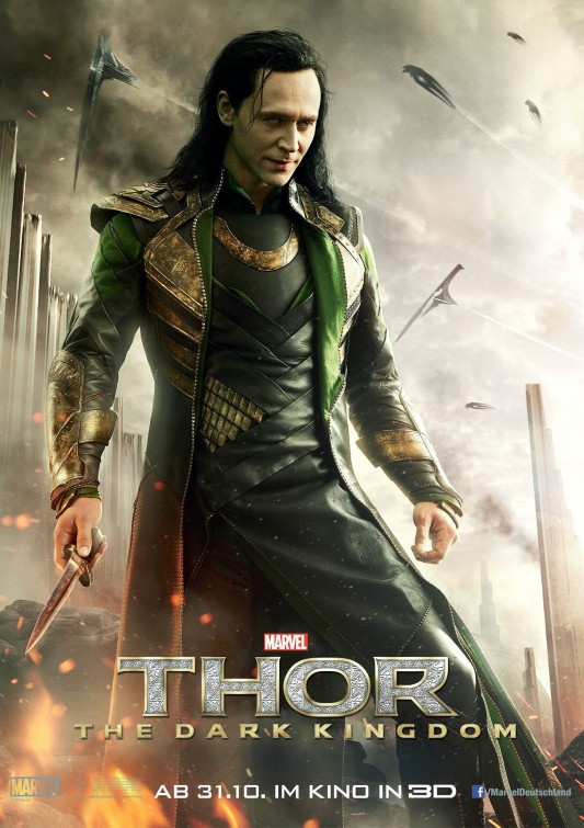 Loki en el nuevo cartel de Thor: El Mundo Oscuro