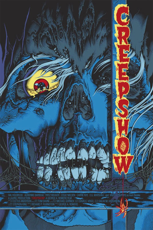 Retro-póster  mondo de Creepshow