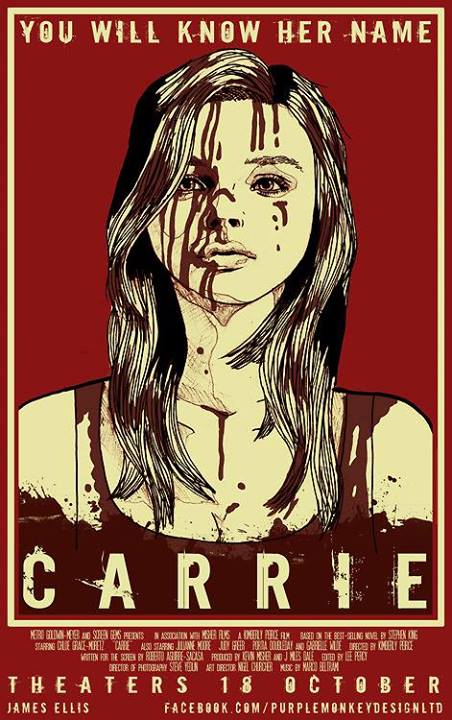 Nuevo cartel e imagen para el remake de Carrie