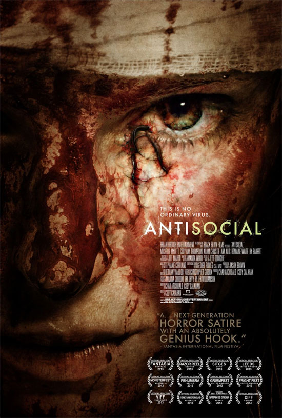 Nuevo póster de Antisocial, de Cody Calahan