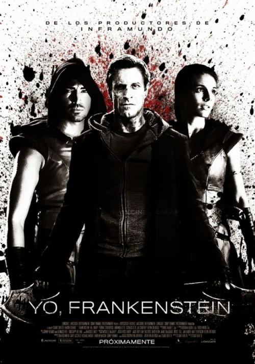 Póster hispano y Spot TV para Yo, Frankenstein 