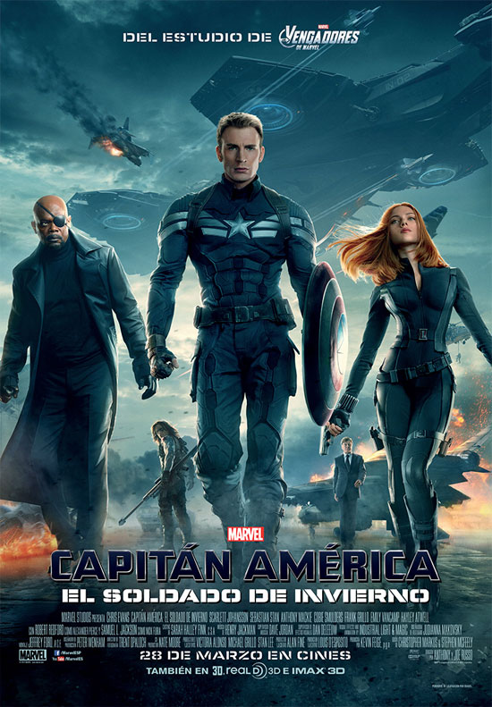 Póster y avance del spot SuperBowl de Capitán America 2