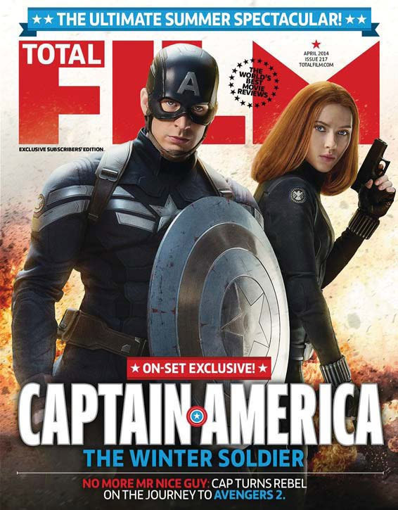 Capitán América 2 portada del próximo número de Total Film