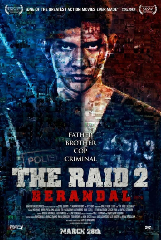 Primer póster para The Raid 2 (Berandal) 