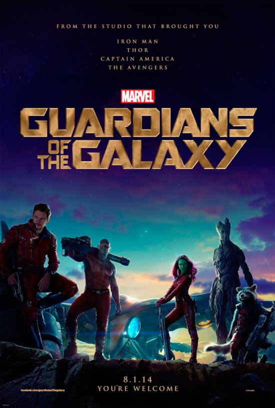 Primer póster para Guardianes de la Galaxia