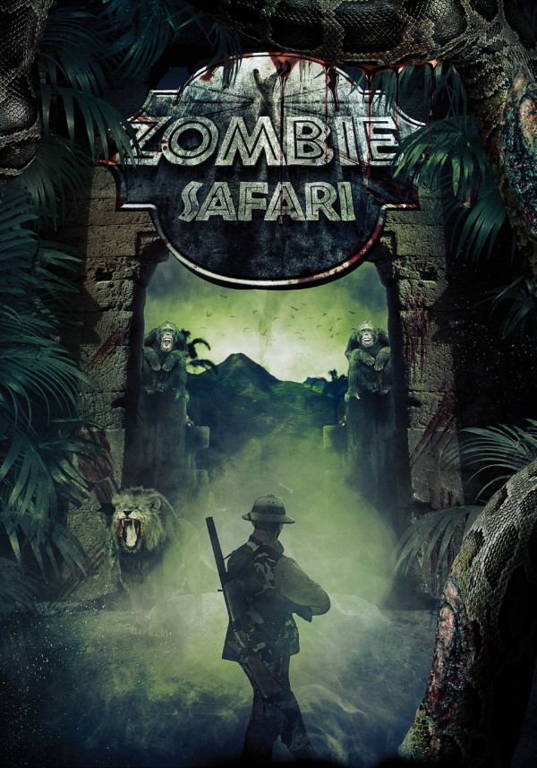 Póster para Zombie Safari: ¡Un Jurassic Park con zombies!