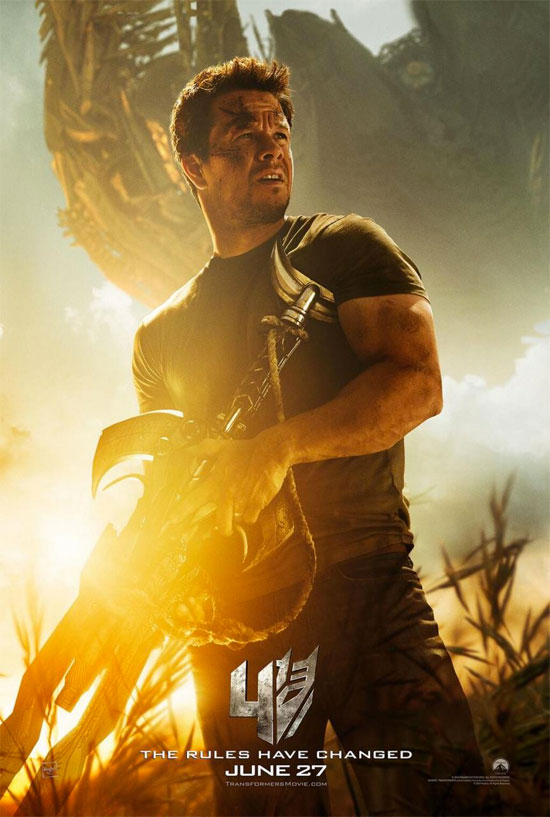 Nuevo póster para Transformers 4, con  Mark Wahlberg