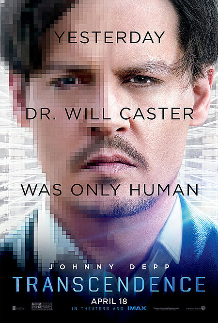 Ayer el Dr. Will Caster solo era humano: Póster de Transcendence