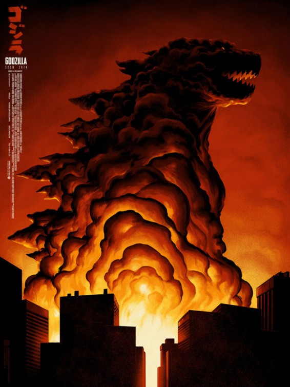 Nuevo póster ilustrado de Godzilla 