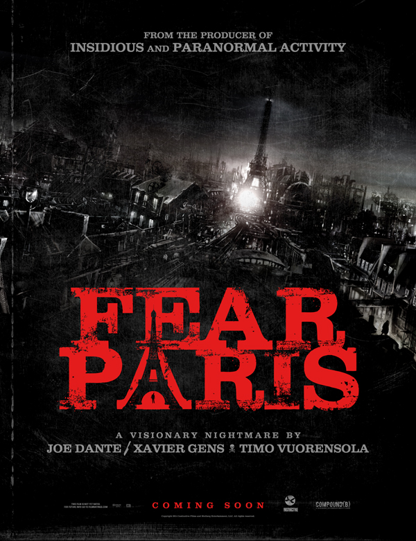 Póster y trailer de ventas para la antología Fear Paris