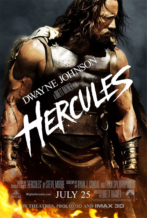 Nuevo cartel para Hercules, con Dwayne Johnson